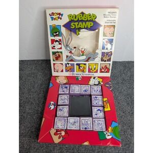 Vintage Rubber Stampede 1994 Looney Tunes Rubber Stamp Kit Set Of 12‎ Tweety Taz